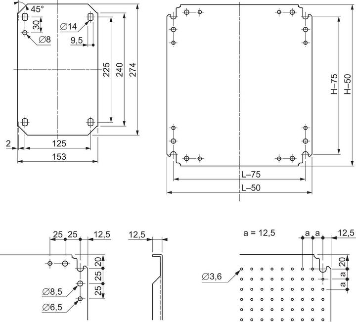 Produktbild Schneider Electric Mikroperf. Montageplatte H300xB200m. NSYMF32