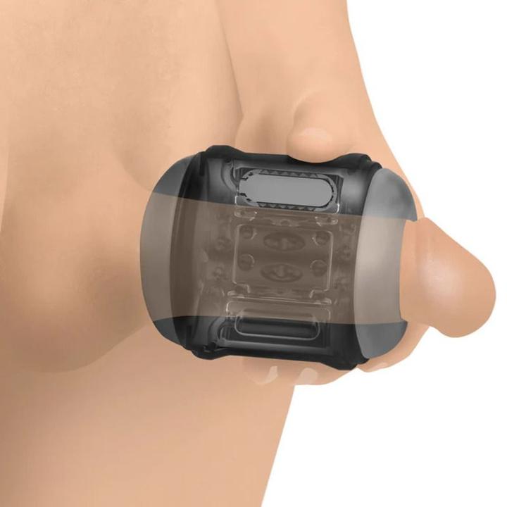 Actual product image XR Brands Cyber Stroke Vibrating Stroker