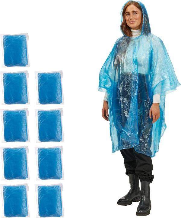 Produktbild Relaxdays Regenponcho (One Size)