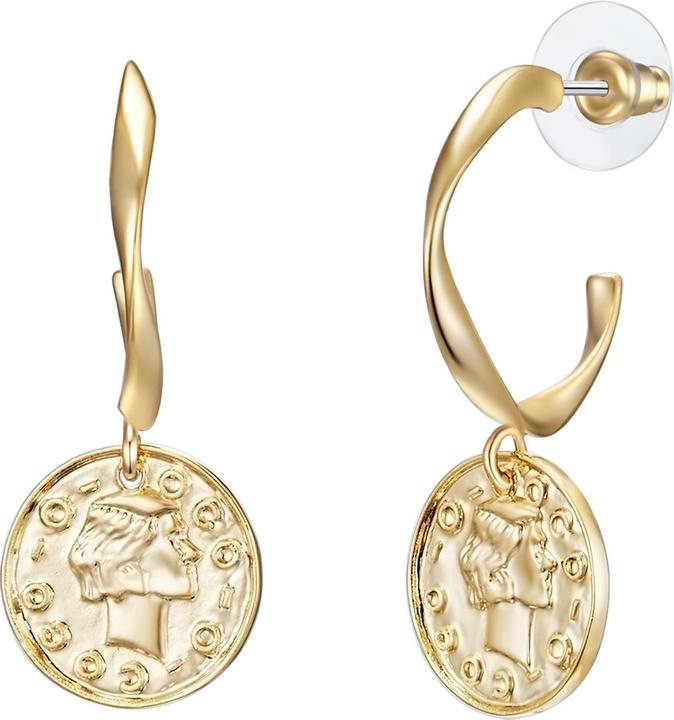 Actual product image Lulu & Jane Coin metal alloy yellow gold - 33108 (Metal alloy)