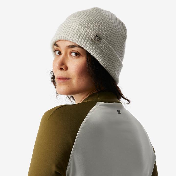 Actual product image Wedze Ski underwear functional shirt ladies wide cut - BL500 beige/khaki (XS)