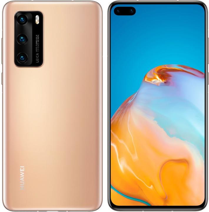Actual product image Huawei P40 (128 GB, Blush Gold, 6.10", Hybrid Dual SIM + eSIM, 50 Mpx, 5G)