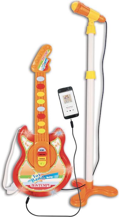 Produktbild No Name Bontempi Baby E-Gitarre mit Mikrofon 19113