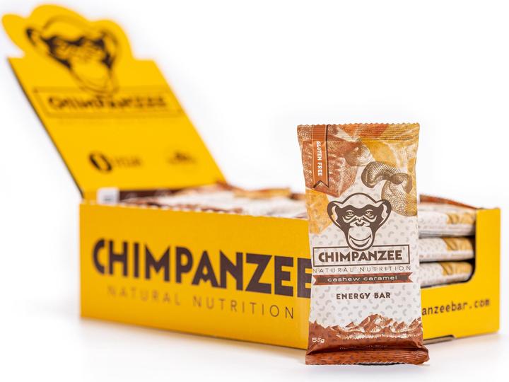 Produktbild Chimpanzee Energy Bar (Caramel, Cashew, 20 Stk., 1100 g)