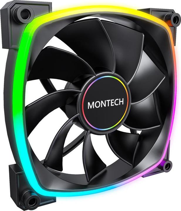 Montech RX140 PWM - schwarz (140 mm, 1 x)