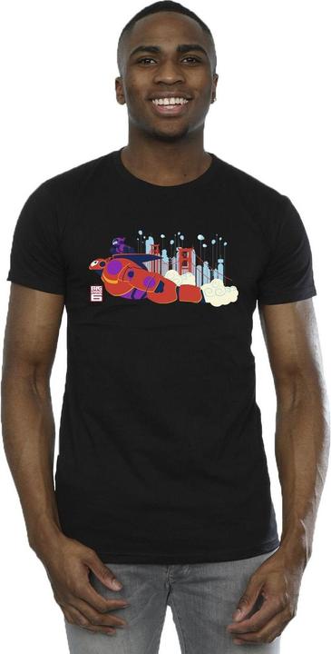 Immagine prodotto Disney Big Hero 6 Baymax Hiro Bridge Maglietta Uomo (XL)