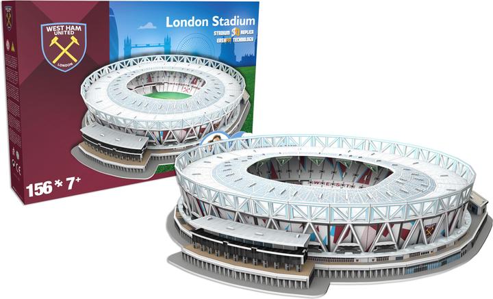 West Ham United Stadium 3D jigsaw puzzle (156 pieces)