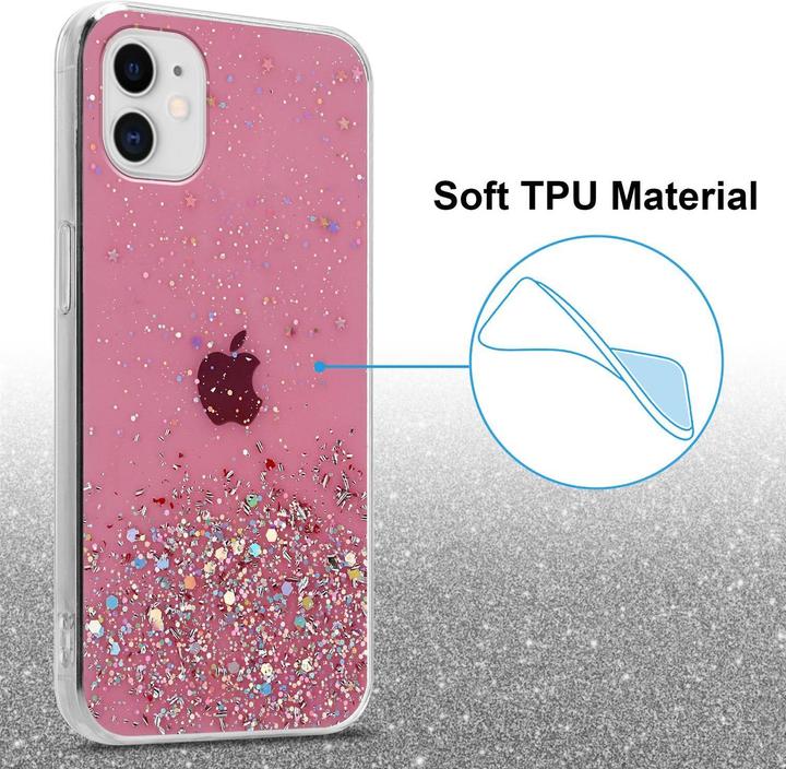 Actual product image Cadorabo TPU cover sparkling glitter (Apple iPhone 11 Pro Max)