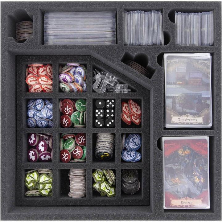 Immagine prodotto Feldherr Set di schiuma per la scatola del gioco da tavolo Arkham Horror 3a Edizione (Schiuma solida)