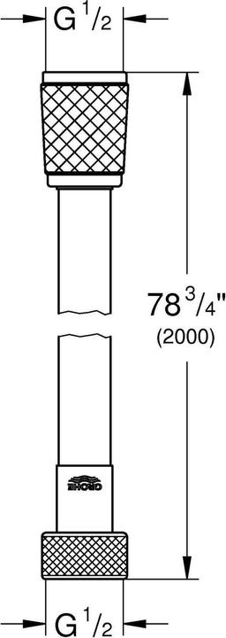 Image du produit Grohe Rotaflex Twistfree (200 cm)