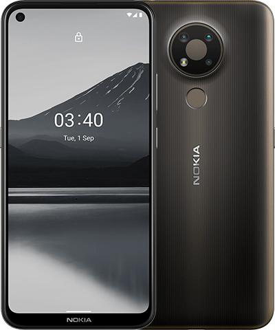 Produktbild Nokia 3.4 (64 GB, Grey, 6.39", Hybrid Dual SIM, 13 Mpx, 4G)