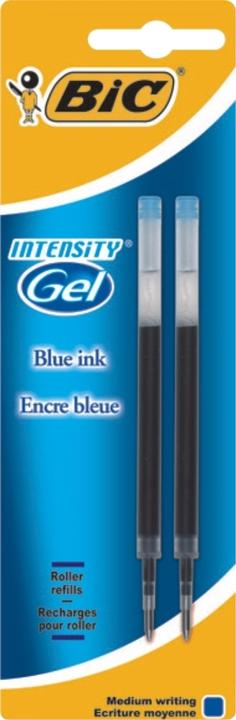 Bic Gel pen refills, line width: 0.35 mm, blue (Gel mine, Blue, 0.35 mm)