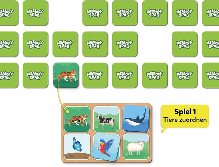 Produktbild Skillmatics Tierreich Memory Spass, d (Deutsch)