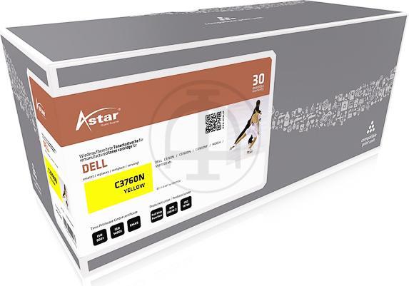 Immagine prodotto Astar Giallo - compatibile - cartuccia toner - per Dell C3760dn (Y)