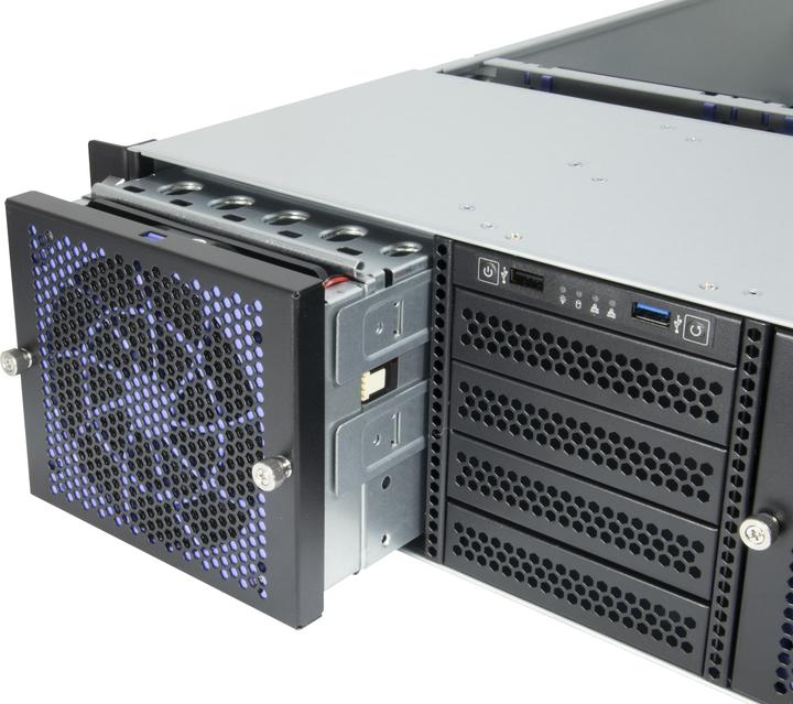 Image du produit Intertech Case IPC Server 3U-30765, sans PSU (ATX, SSI CEB, mATX, ITX, SSI EEB)