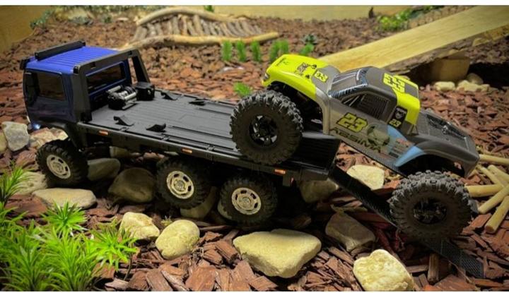 Produktbild Absima CR18P Tow Truck 6x6 Brushless 1:18 RC Modell-LKW Elektro Crawler Allradan (RTR Ready-to-Run)
