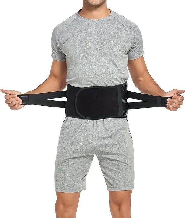 Actual product image Cbx Rückenstütze, Rückenbandage, Lendengürtel mit Stützeffekt, Grösse M (M)