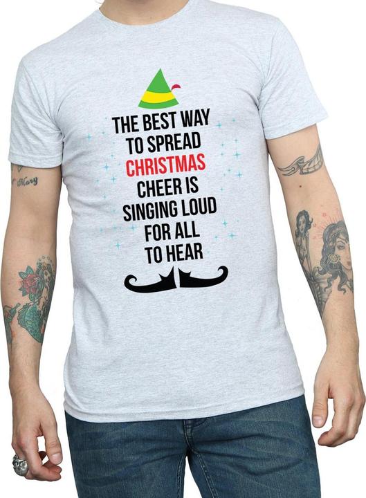 Produktbild Elf Christmas Cheer Text TShirt (XL)