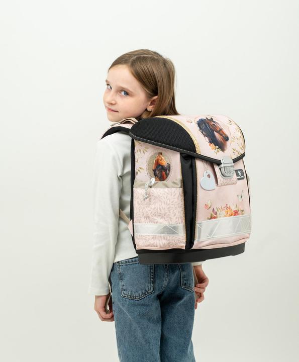 Produktbild Belmil CLASSY Schulrucksack-Set Horse Chestnut (19 l)