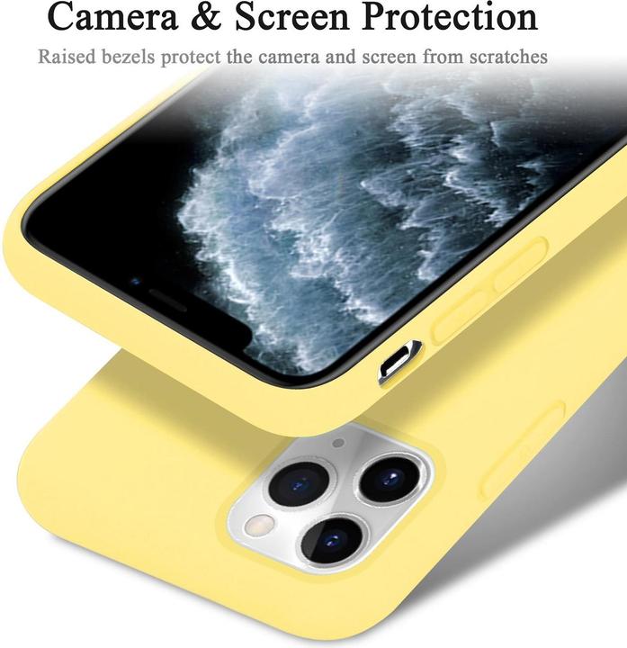Actual product image Cadorabo TPU Liquid Silicone Case Cover (Apple iPhone 11 Pro)