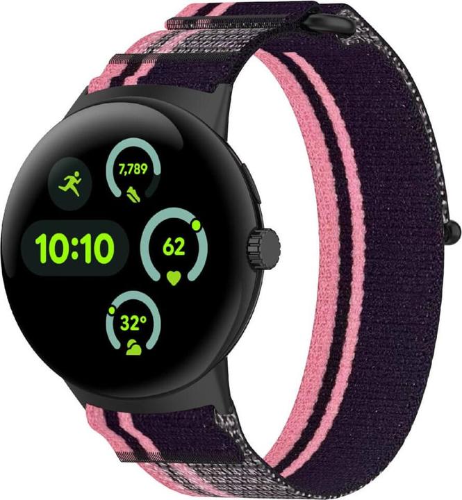 Produktbild Cover-Discount Google Pixel Watch 3 - 45mm - Nylon Stoff Band flexibel mit Klett (Nylon)