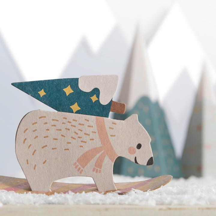 Immagine prodotto Folia Calendario dell'Avvento set di lavoretti VILLAGGIO NELLA NEVE