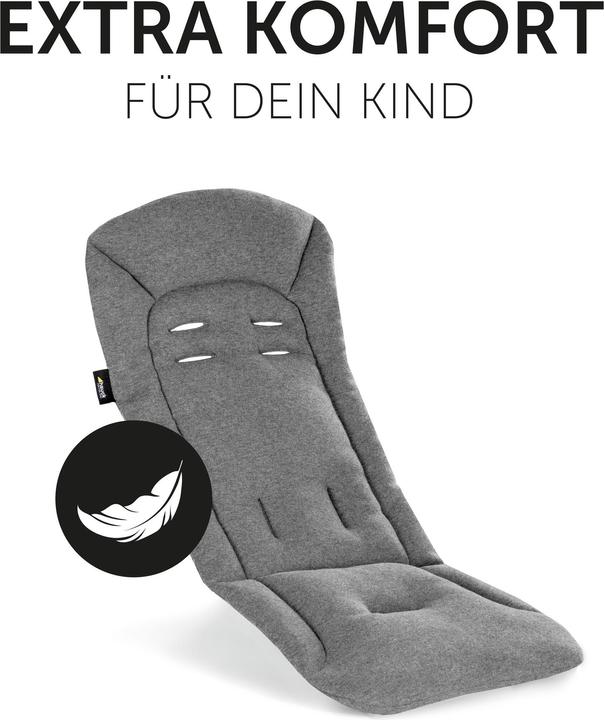 Produktbild Hauck Pushchair Seat Liner Charcoal