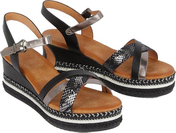 Good For The Sole Amber Breite Keilsandalen