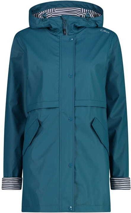 CMP Campagnolo Damen lange wasserdichte Jacke mit Kapuze (3XL)