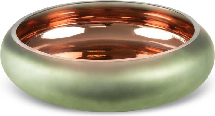 Actual product image Eurofirany Two-coloured decorative glass bowl NADIA 2 ∅ 22 x 8 cm