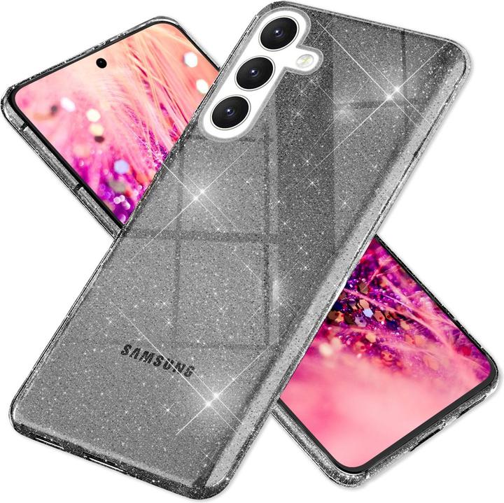 Produktbild Nalia Klare Glitzer Silikon Hülle (Samsung Galaxy S24+)