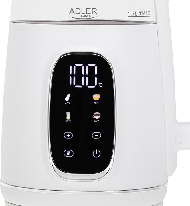 Productafbeelding Adler AD 1305 waterkoker wit/zilver (1.70 l)