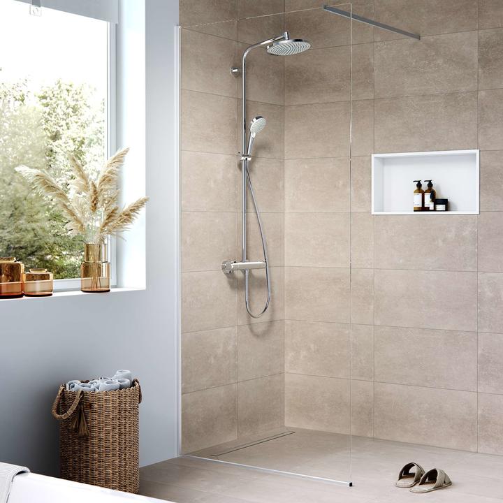 Actual product image hansgrohe HG RainDrain Compact complete shower channel set 1200mm (1200 mm)