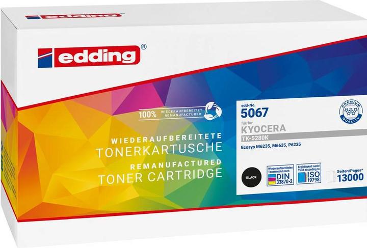 Image du produit Edding EDD-5067 toner noir compatible avec KYOCERA TK-5280K (CF)