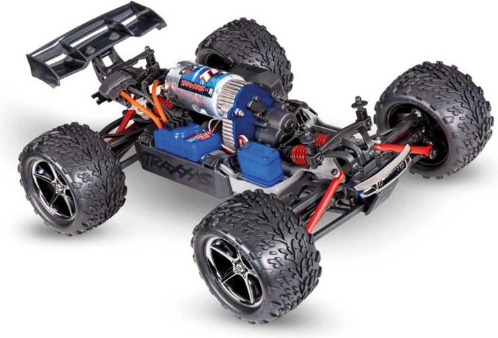 Actual product image Traxxas M.TRUCK E-REVO 1:16 4WD EP RTR RED w/USB-C Charger & Battery (RTR Ready-to-Run)