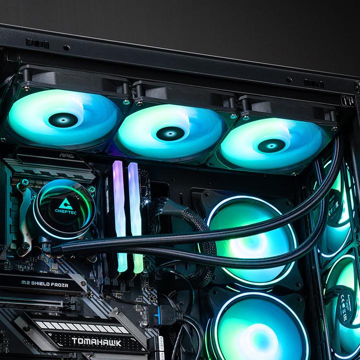 Actual product image Chieftec ICEBERG 360 RGB