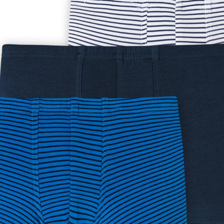 Actual product image Schiesser Pack of 10 Kids Boys 95/5 Organic Cotton Shorts / Pants (128, pack of 10)