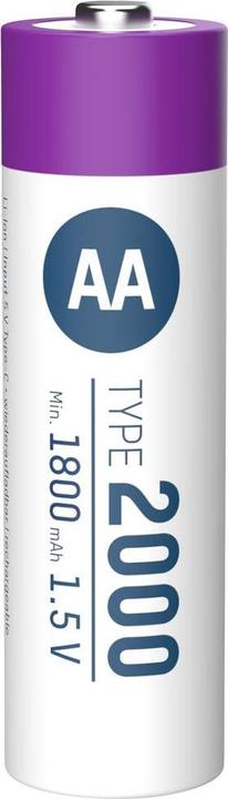 Produktbild Ansmann Li-Ion Premium Accu (4 Stk., AA, 1800 mAh)