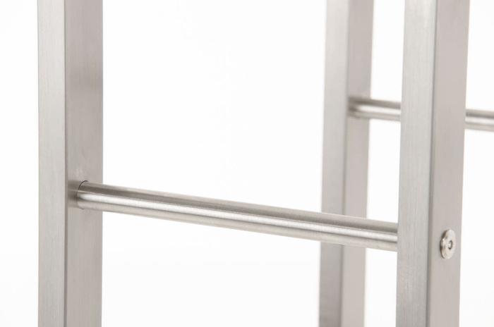 Immagine prodotto CLP Porta legna Keri 25x80x100, acciaio inox (25 x 80 x 100 cm)