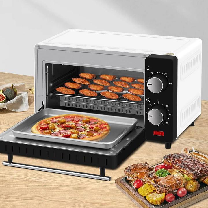 Produktbild Woltu Mini Backofen 12 Liter, Weiss+schwarz