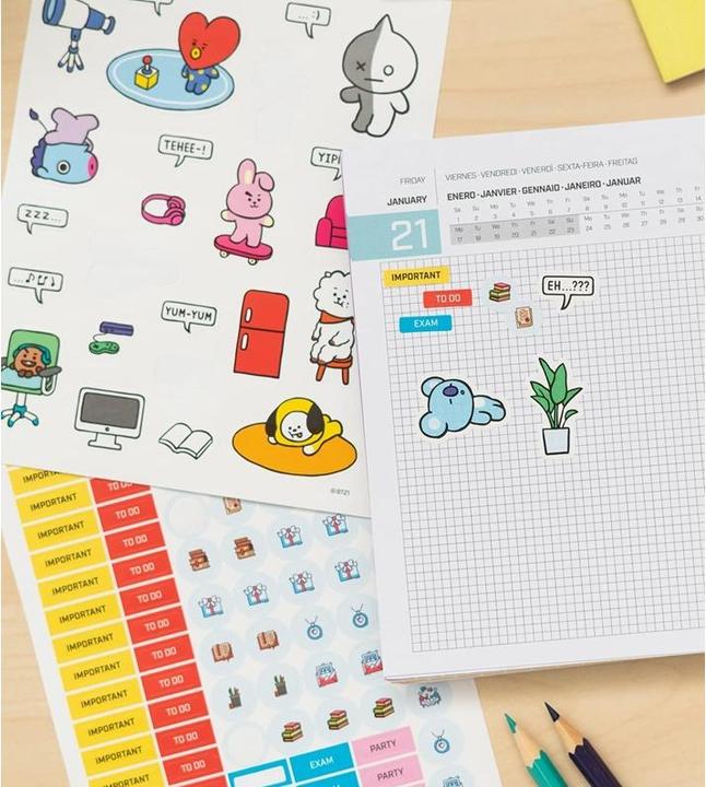 Image du produit Line Friends Amis de la ligne - Calendrier