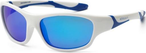 Koolsun Sport White Royal Blue Kinder-Sonnenbrille