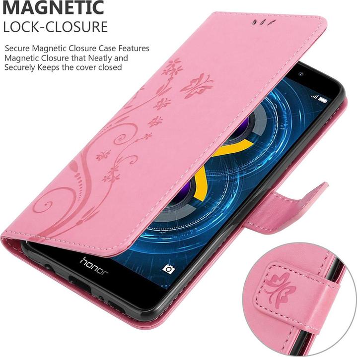 Productafbeelding Cadorabo Bloemen Boekomslag (Honor 6X)