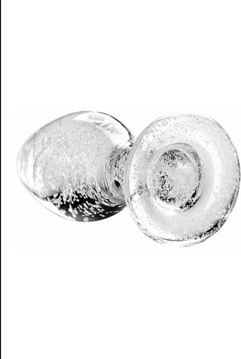 Actual product image XR Brands GlowInTheDark GlassAnalplug Small