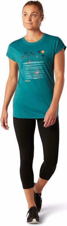 Actual product image Smartwool Merino Sport 150 Surfing Flamingo T-Shirt (XS)
