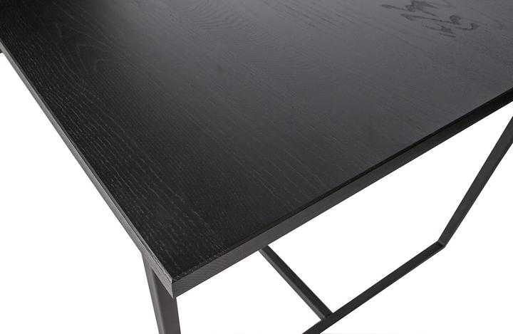 Actual product image Woood Wooden table James wood U-foot metal (76 x 200 x 90 cm)