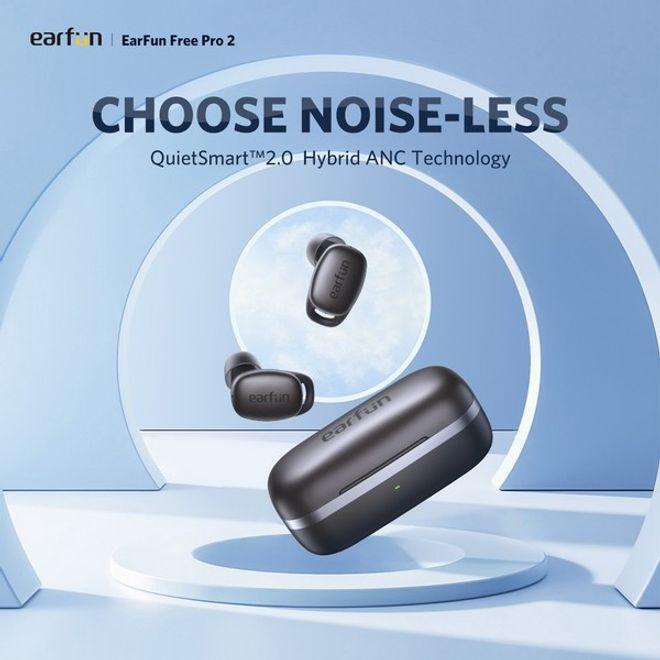 Actual product image EarFun Free Pro 2 (ANC, 6 h, Wireless)