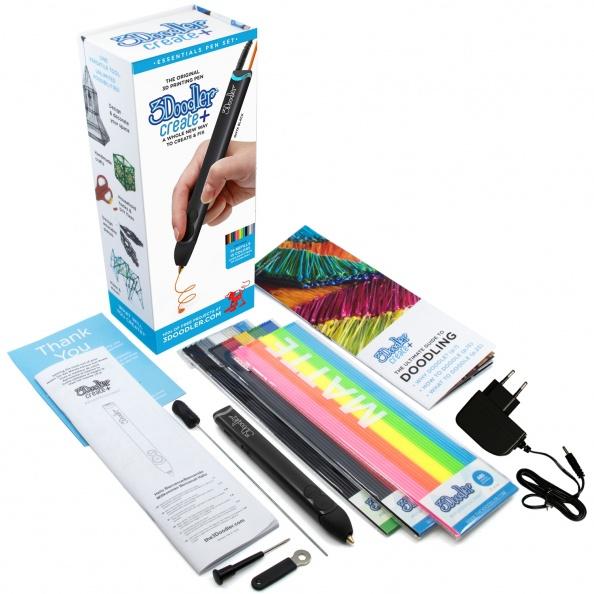 Productafbeelding 3Doodler Maak Filament Pla 3 Kleuren Pl-Clear-75 (PLA, 3 mm, 2 g, Wit, Transparant, Blauw)