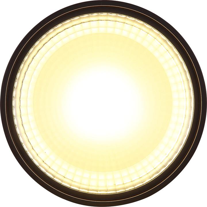 Actual product image Globo Ceiling lamp Serena black matt 1xLED (1250 lm)