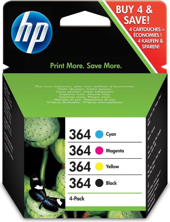 Actual product image HP Ink 364 (M, FC, C, Y)
